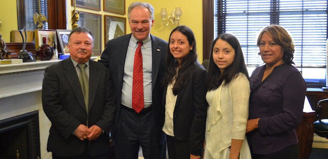Kaine Calls For Halt To Immigration Raids Targeting Central American Women And Children